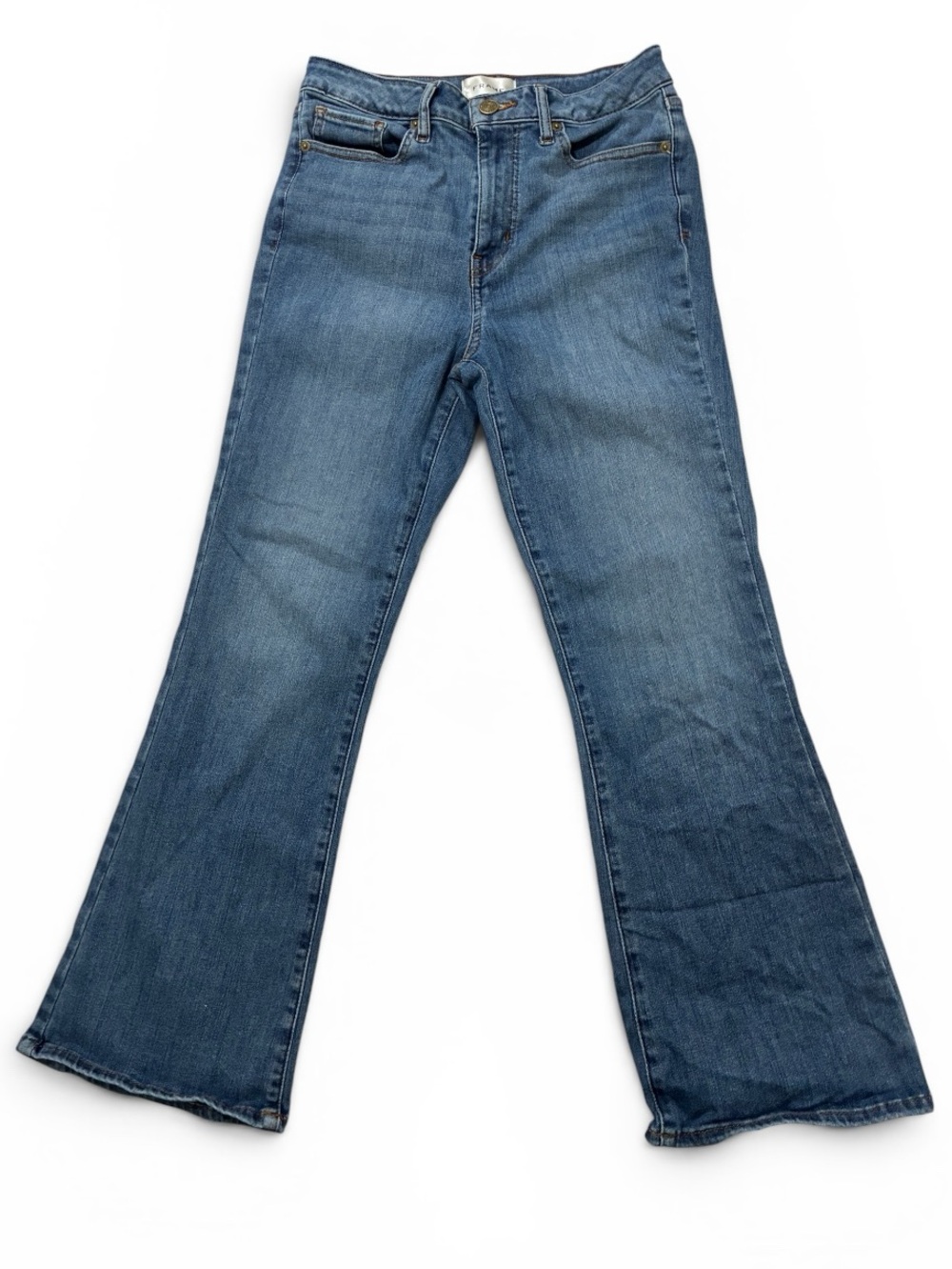 FRAME Denim Le Crop Mini Boot Blue Jeans Size 28